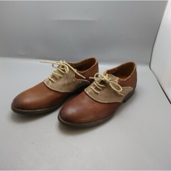 Clarks Collection Saddle Deisin Brown and Tan Men's Oxford Shoes - Picture 1 of 11